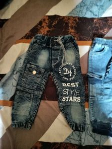 Babyhug Toddler Jeans Combo Size: 1.5 Years To 2.5