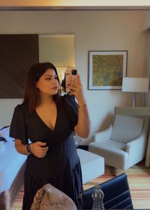 Elegant Black Tiered Dress