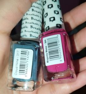 Combo Of 2 Nykaa Nail Polish