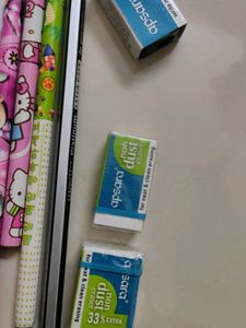 Set Of 14 Pencils 2 Eraser 1 Sharpener Cat Scale