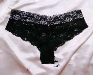 Black Lace Detail Panty