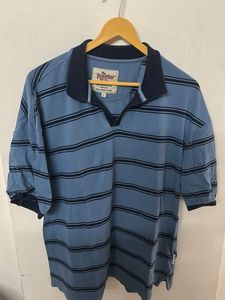Striped Blue Polo T-Shirt