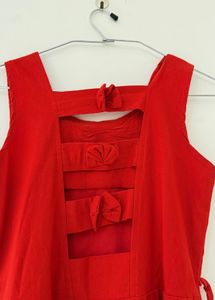 Red Fit &amp; Flare Dress