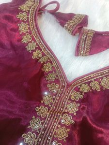 Elegant Maroon Blouse