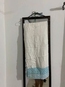 Rayon Embroidered Blue Kurta Set