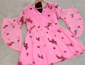 Pink Floral Top