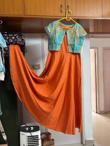Ethnic fusion gown