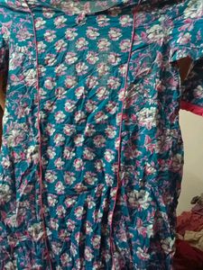 Floral Print Kurta