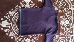 dark blue V-Neck Pullover Sweater (S-size)