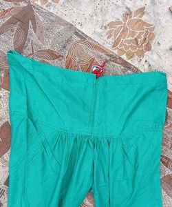Teal Embellished Anarkali Suit