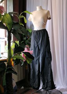 Imported Parachute Baggy Adjustable Pants