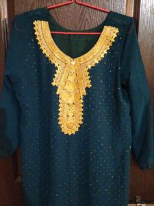 Festive Teal Blue Kurta