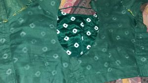 Jaipuri Bandhani Saree With Blouse ❤️