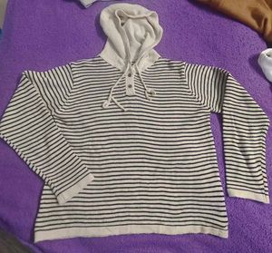 Striped Hoodie Sweater