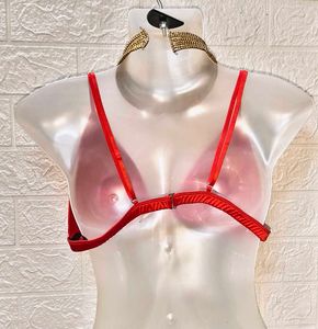 Bikinis &amp; Tops For Rs.99 Only/ Red Satin Bikini