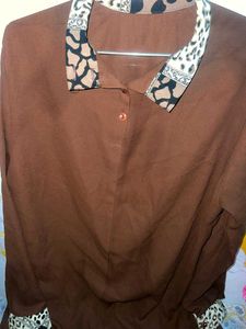 Vintage Brown Blouse