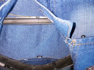 Denim Jacket with Pearls