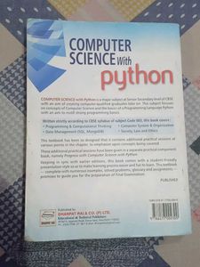 Class 11th &amp; 12th CS With Python