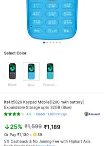 ✨New ✨Itel Basic Mobile Phone