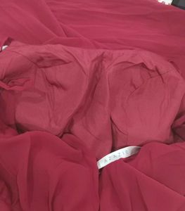 Elegant  Burgundy Azazie Dress (A4)