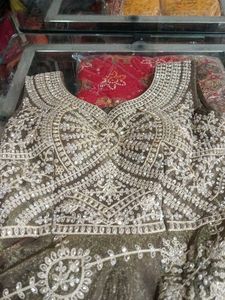 Elegant Embellished Anarkali Suit