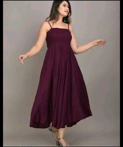 Elegant Maroon Dress