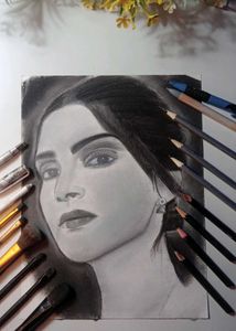 Pencil Portrait Drawing