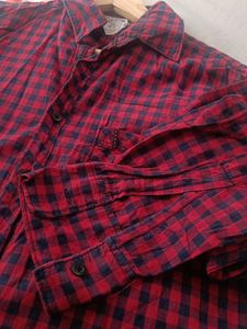 Red &amp; Black Checked Shirt