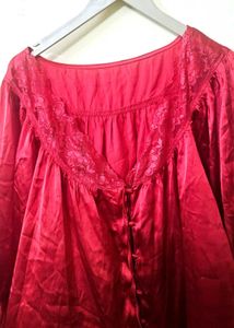 Red Satin Nightop