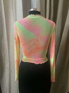 Neon Sheer Top
