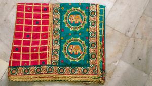 Embroidered Elephant Work Saree