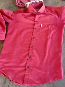 Red Casual Shirt