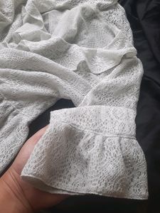 Price Drop! Vintage Peplum Lace Top
