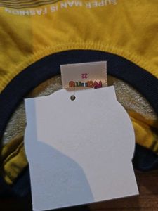 Boys Yellow &#34;Batman&#34; Long Sleeve Tshirt With Jeans