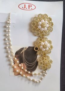 Pearl &amp; Crystal Hair Jewelry