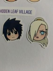 Naruto Cute Face Emoji Stickers 6+1