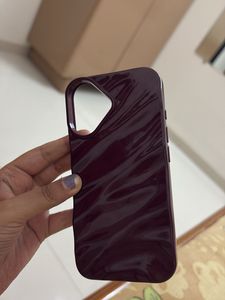 Burgundy Iphone 16 Back Cover