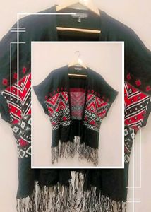 BLACK SHRUG