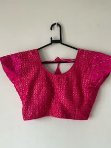 Pink & Gold Blouse