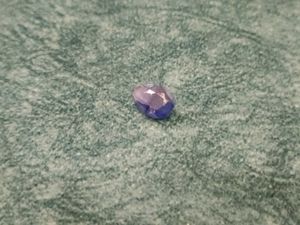 Blue Faceted Teardrop Gemstone Pendant