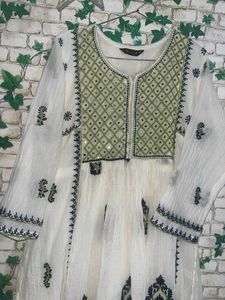 Embroidered Kurta Lucknow Style