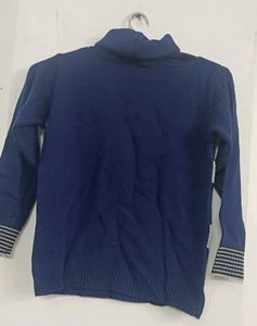 Cute Blue Polka Dot Sweater