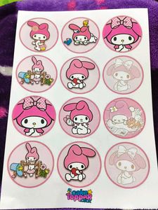 Cute Hamster Stickers Pack Of 3