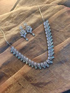 Mint Green Ad Jewellery Set