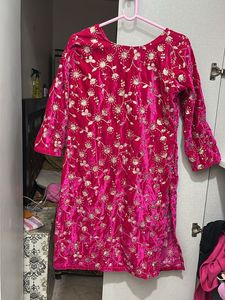 New Valvet Partywear 2 PCs Set For M &amp;L