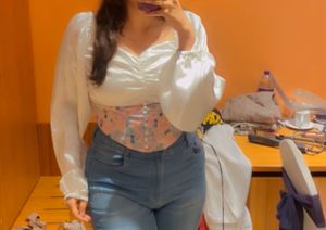 Puff Sleeves Corset Top
