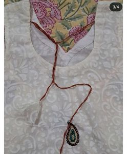 Stitched White Kurta