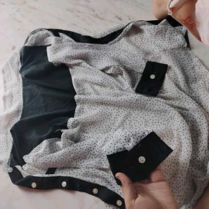 Vintage Polka Dot Top