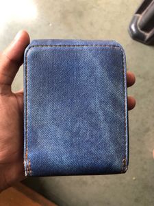 Bovi’s Blue Leather Fancy Wallet
