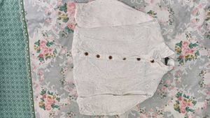 Chinkankari Cotton White Shirt